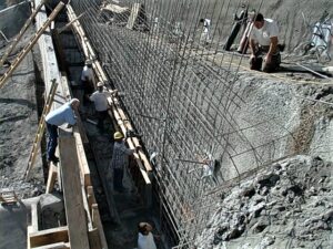 Fish ladder Reconstruction - Harvey Dam, Santa Paula Creek, California, US